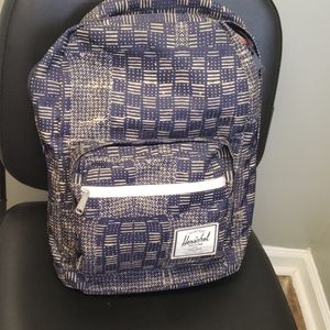Herschel Supply Company Blue and White Patterned Backpack